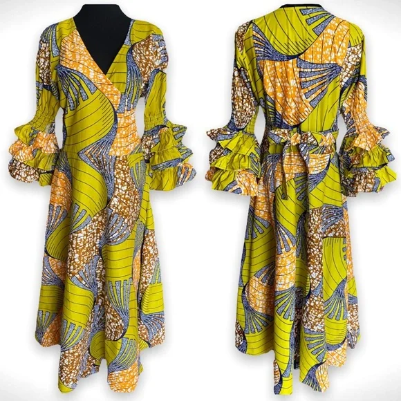 chinese dress ladies Obidia Ankara Maxi Dress